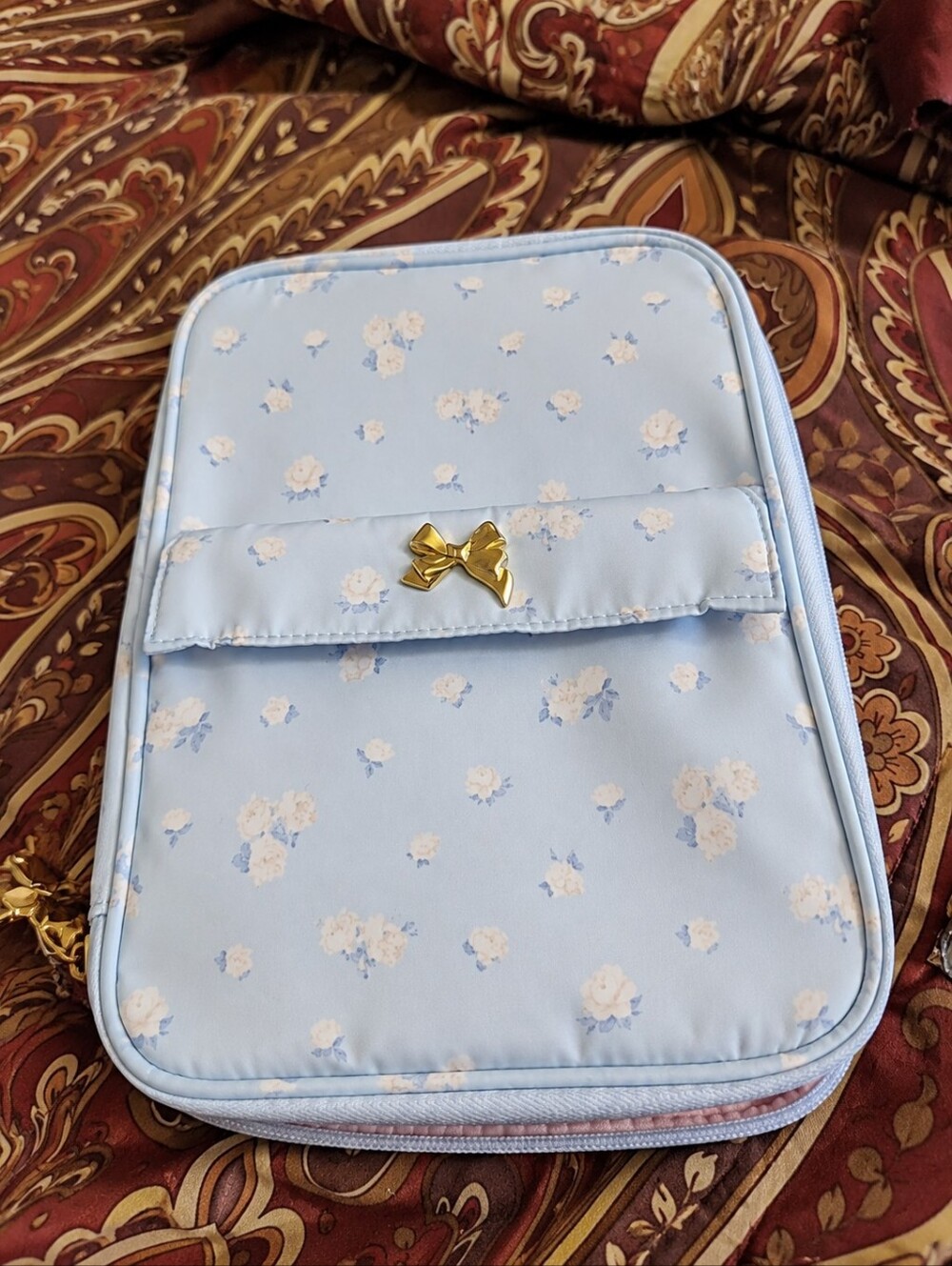 LoveShackFancy × Yoobi Floral Tablet/Tech Organizer